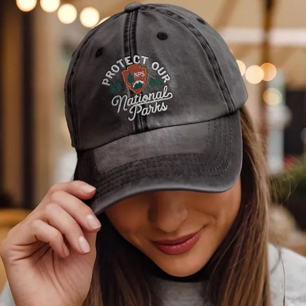 🌲 Protect Our National Parks Vintage Cap