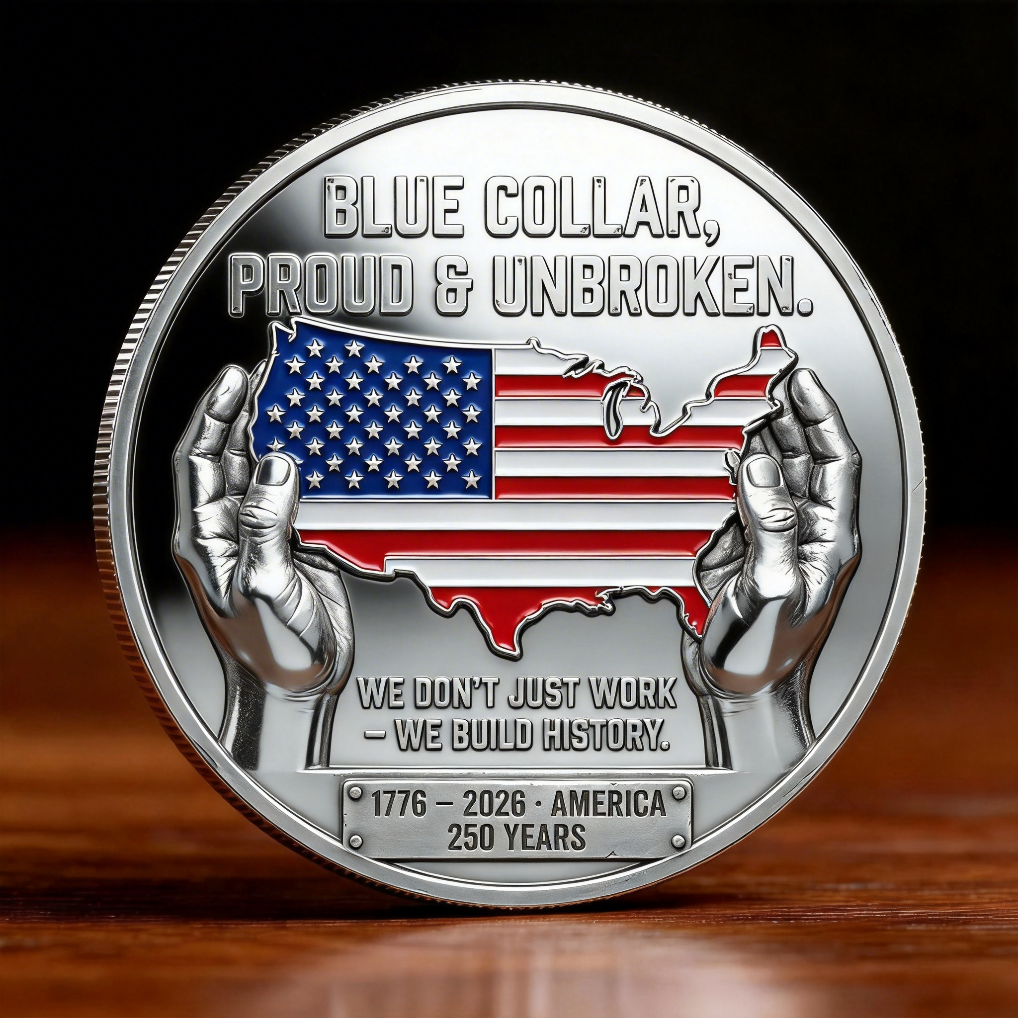 🏆NEW YEAR 60% OFF - 🔨 “250 Years of Blue Collar America” Commemorative Coin