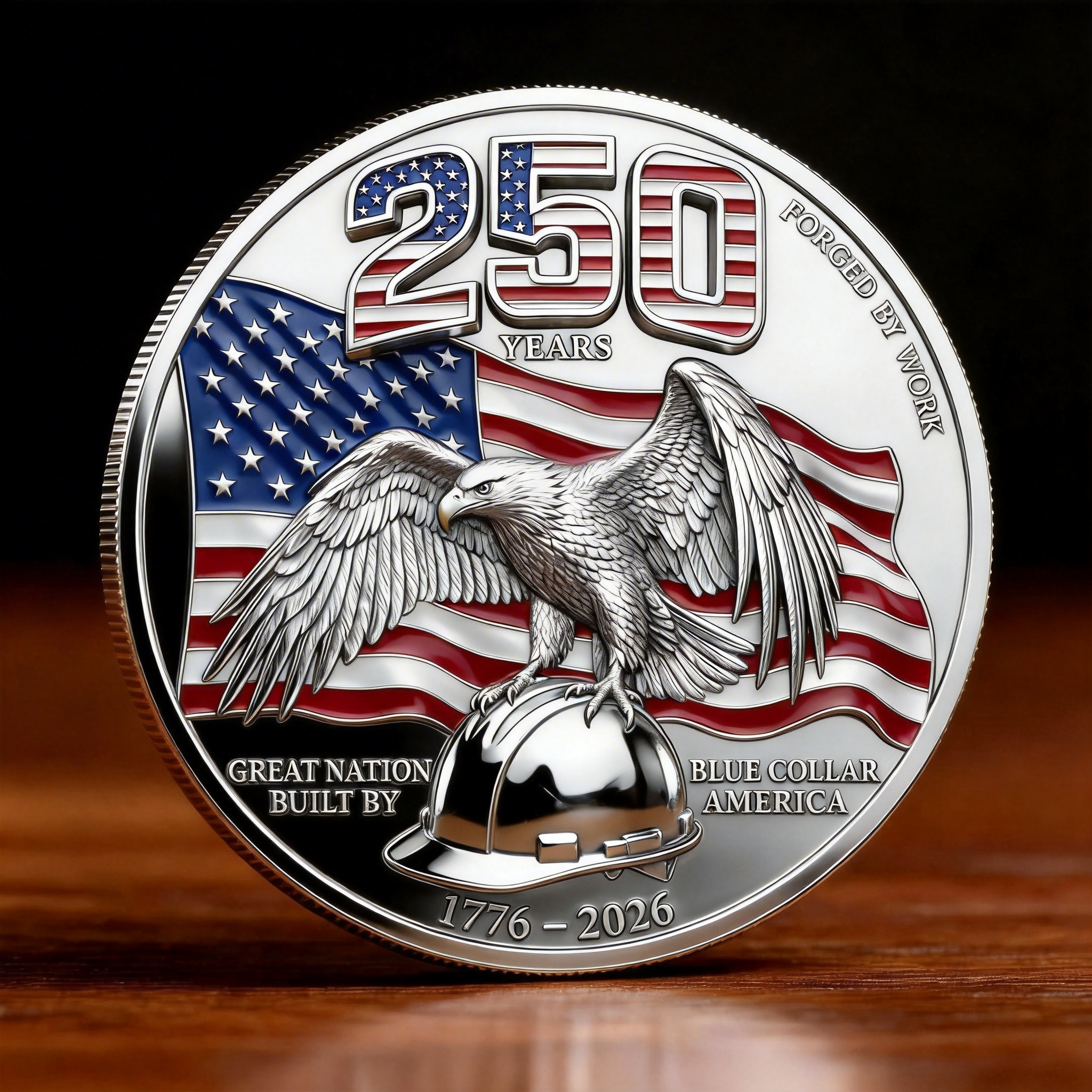 🏆NEW YEAR 60% OFF - 🔨 “250 Years of Blue Collar America” Commemorative Coin