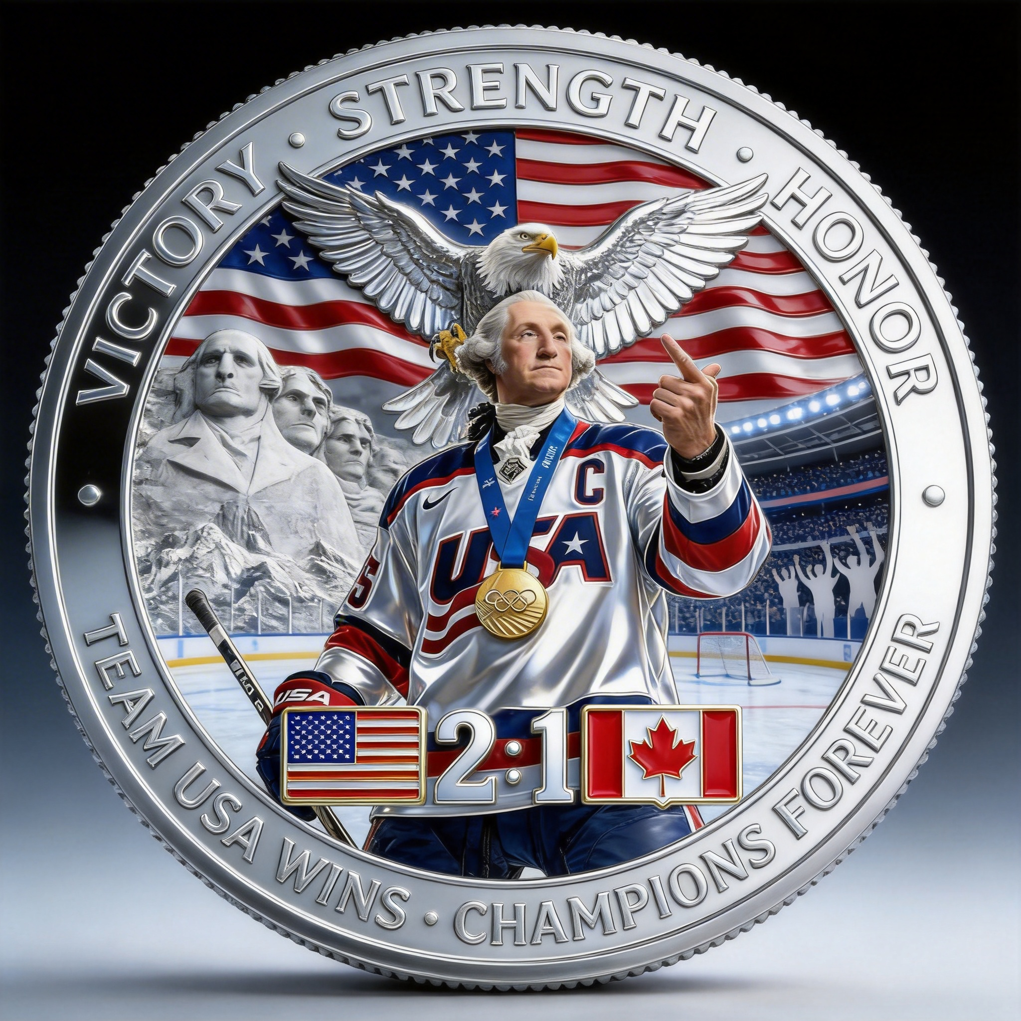 🏒🇺🇸 TEAM USA “Gold Medalists” Commemorative Coin