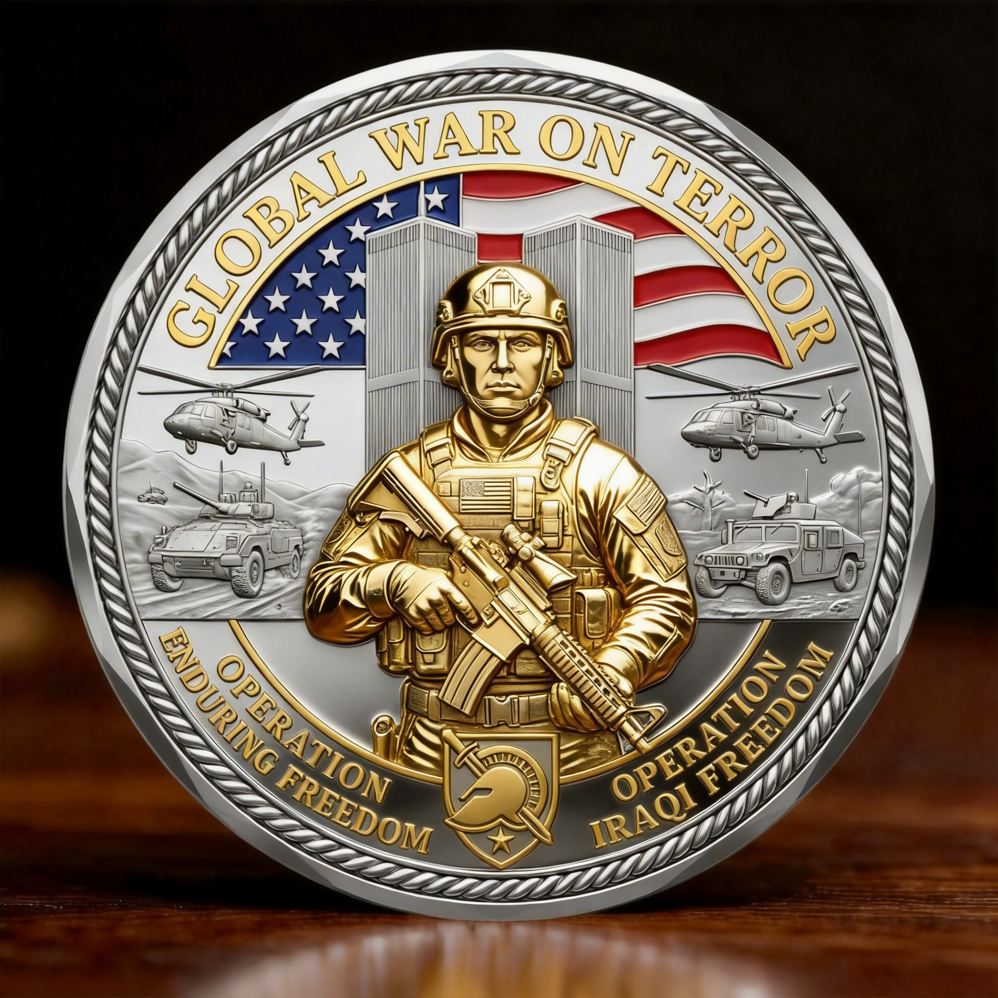 Global War On Terrorism Commemorative Challenge Coin 🇺🇸🎖️
