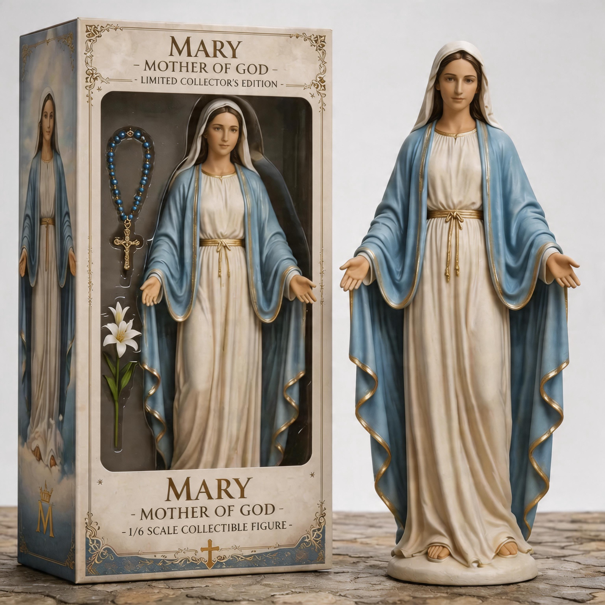 ✝️Limited Edition Virgin Mary Collectible Figure – A Sacred Keepsake of Faith & Grace