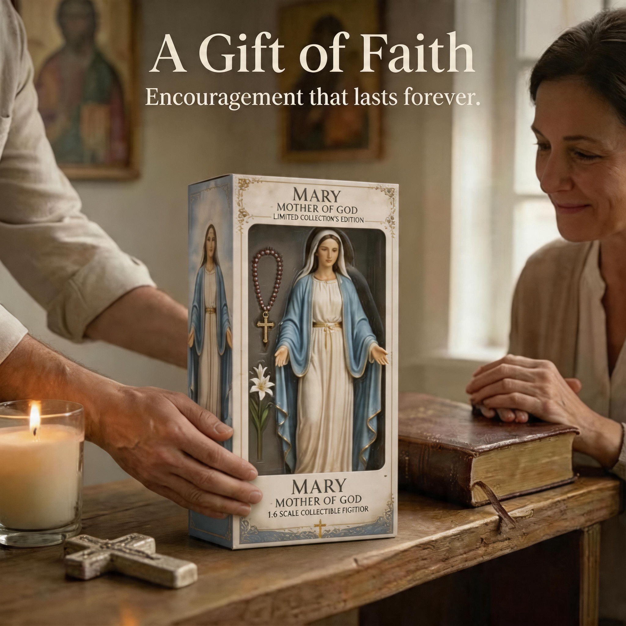 ✝️Limited Edition Virgin Mary Collectible Figure – A Sacred Keepsake of Faith & Grace