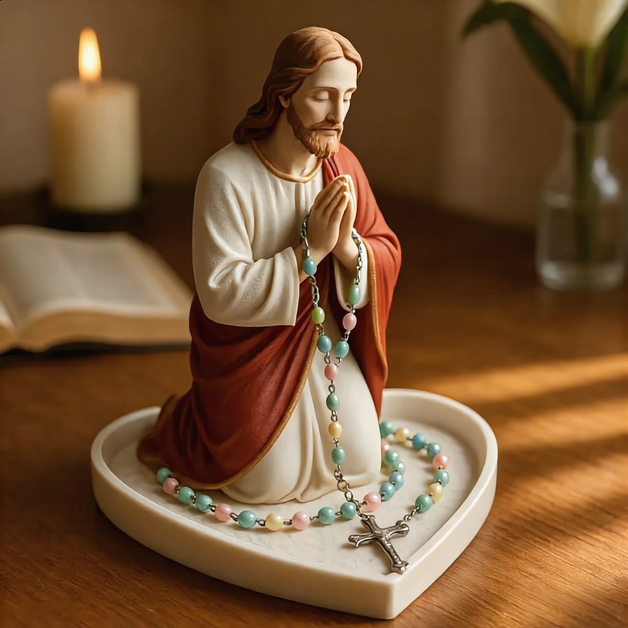 🎁Last Day 49% OFF🔥Handcrafted Virgin Mary Rosary Holder