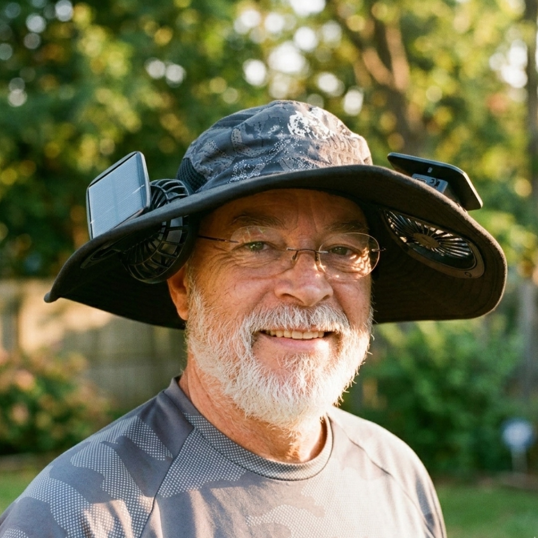 🔥Last Day Clearance Sale - 50% OFF🎄 Wide Brim Solar Fan Outdoor Fishing Hat-Solar & USB Charging-Buy 2 Free Shipping