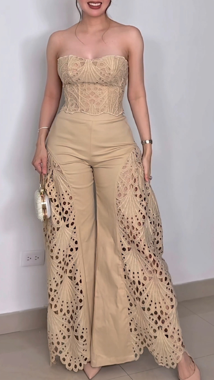 Fall Party Cutout Skirt