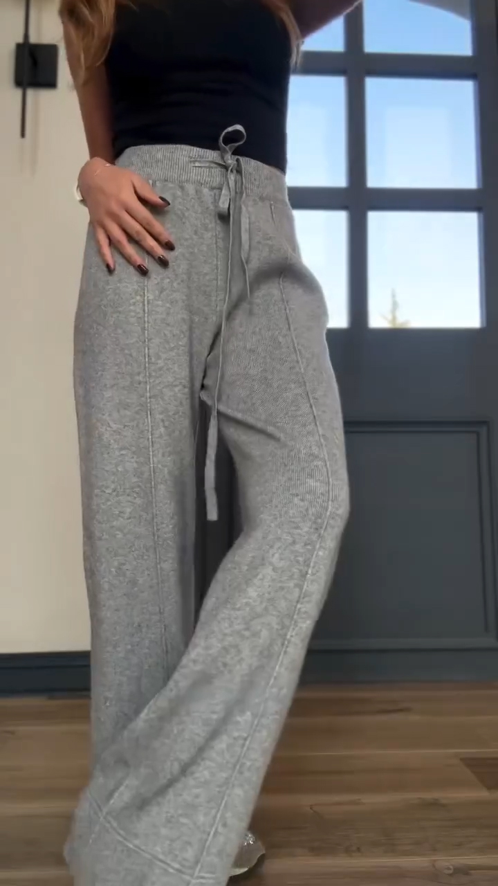 Ladies Drawstring Casual Pants