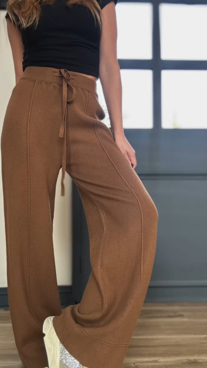 Ladies Drawstring Casual Pants