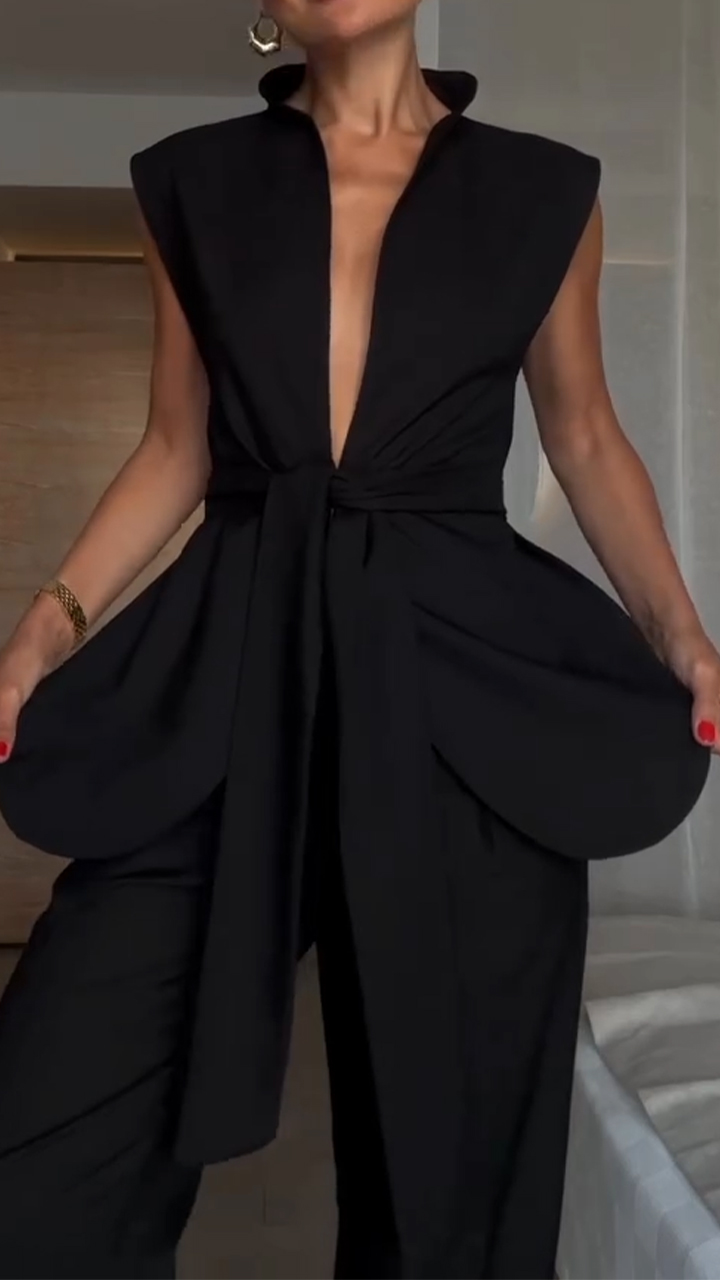 Ladies Round Neck Temperament Casual Tops