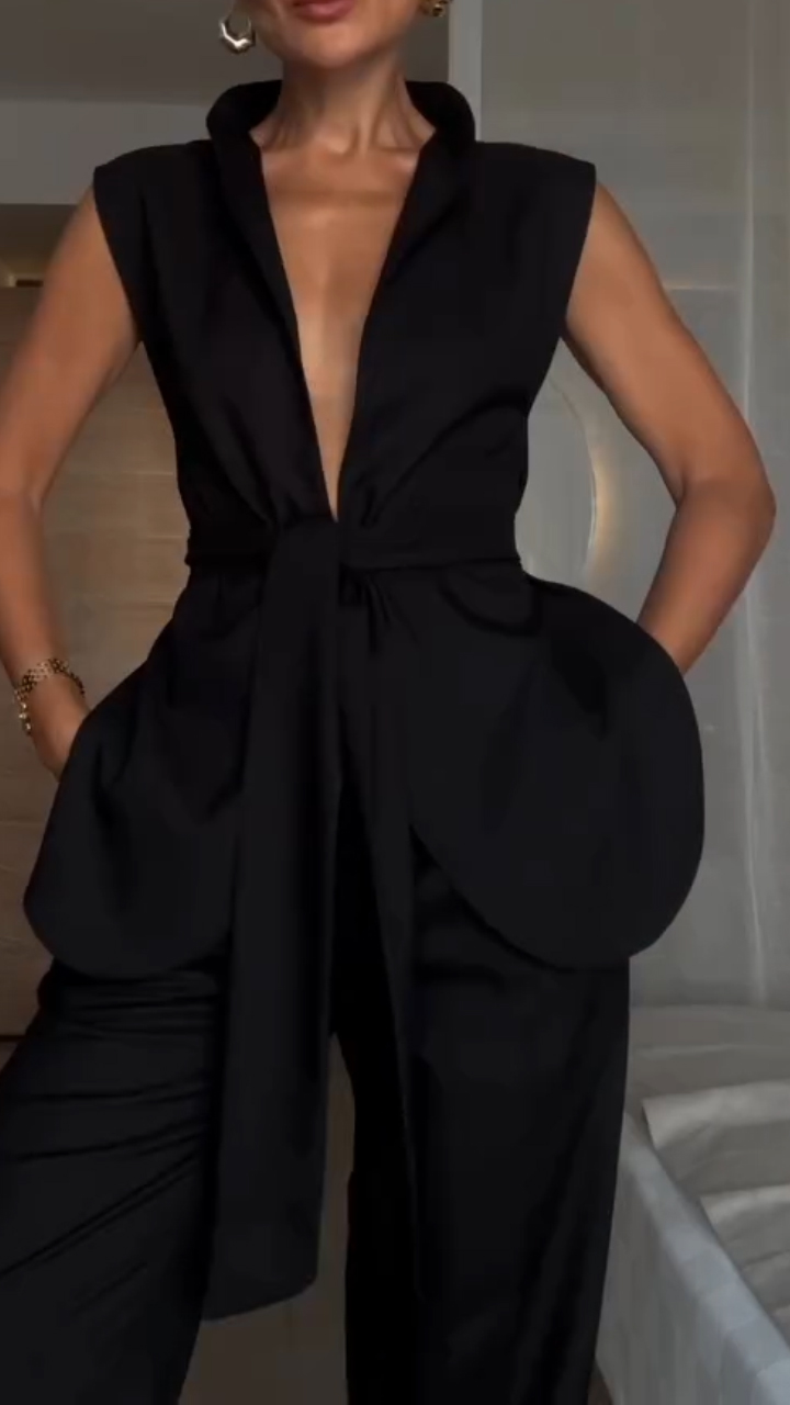 Ladies Round Neck Temperament Casual Tops