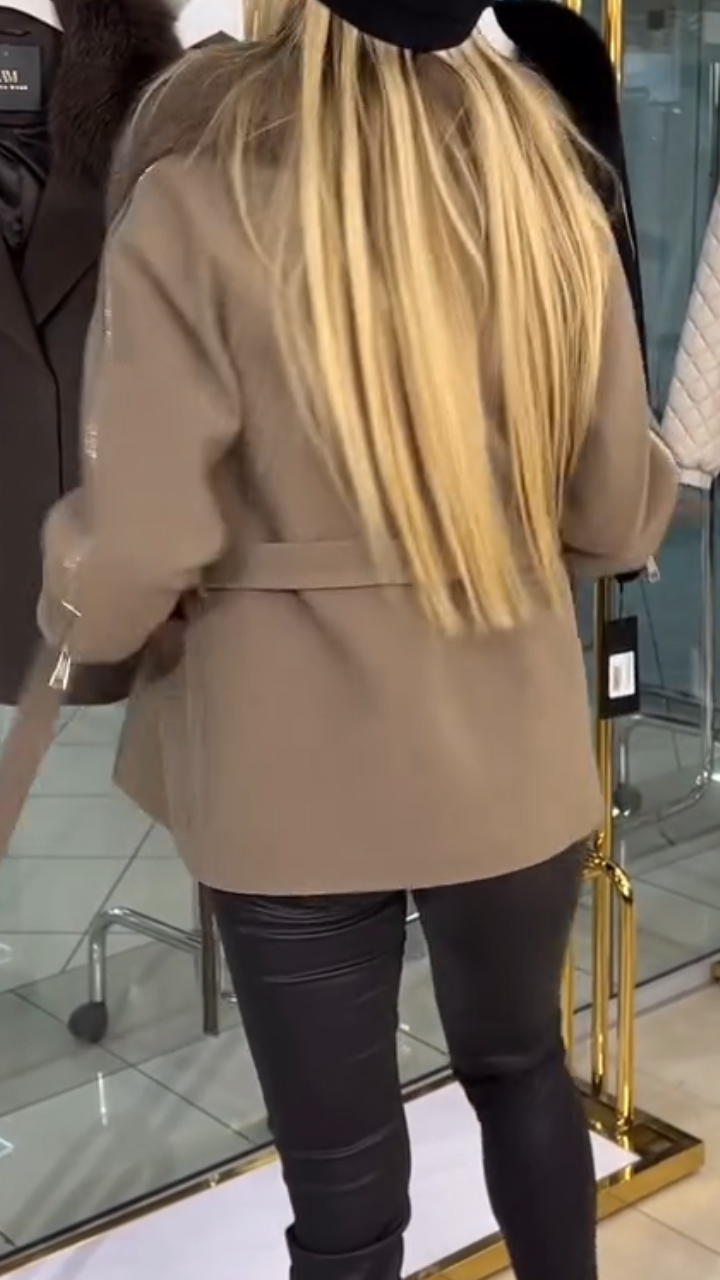 Women Hairy Leader Zipper Temperament Casual Coat