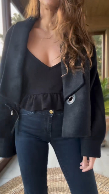 Women Lapel Temperament Casual Jacket