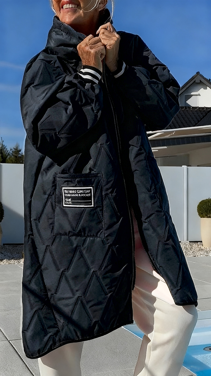 Womens Hooded Casual Coat