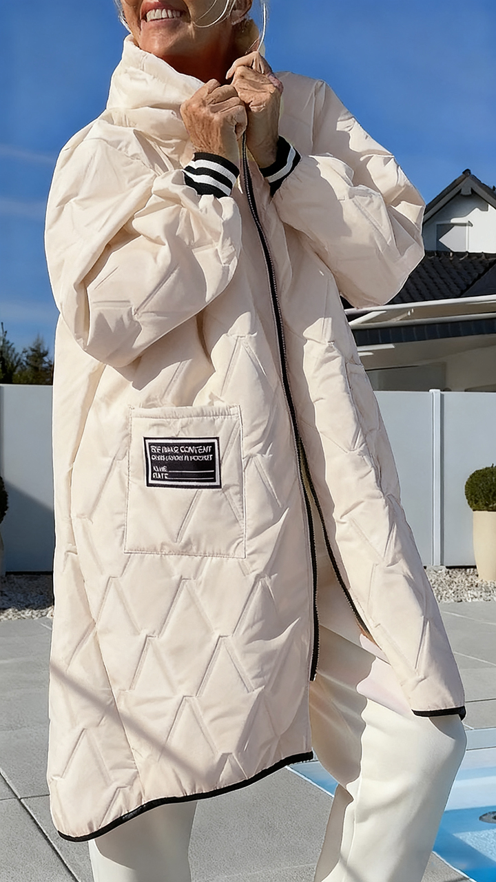 Womens Hooded Casual Coat