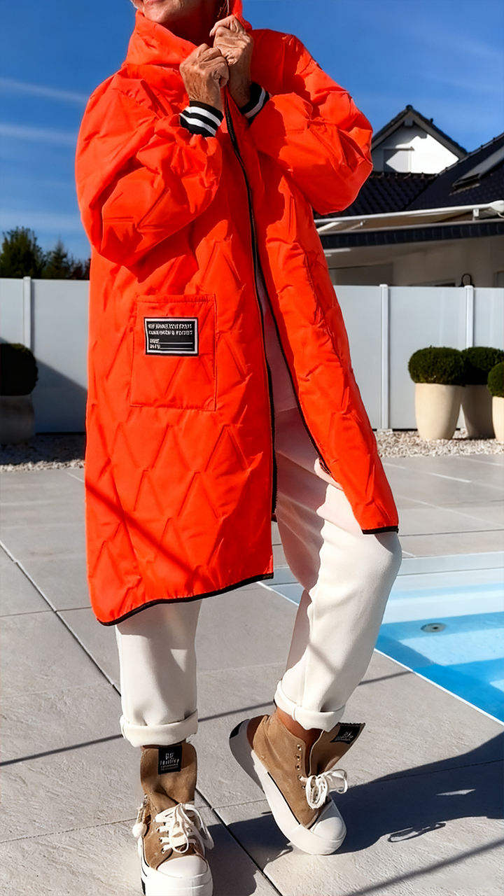 Womens Hooded Casual Coat