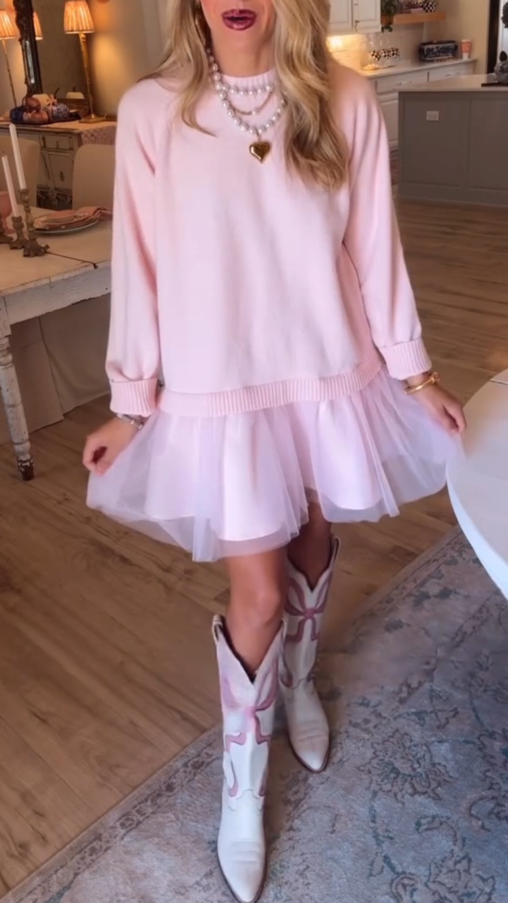 Women Round Neck Splicing Mesh Solid Color Casual Dress