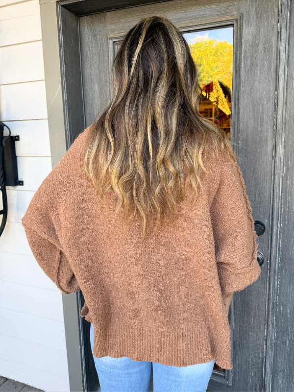 Cute Cookie Pattern Patchwork Sweater for Women