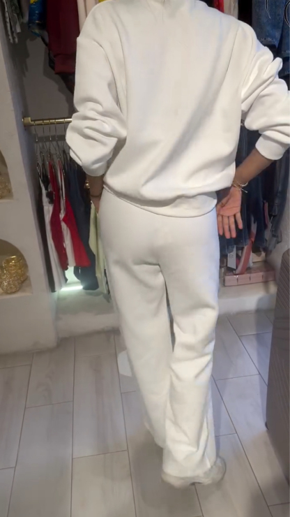 Women's Round Neck Rhinestone Fashion Casual Suit