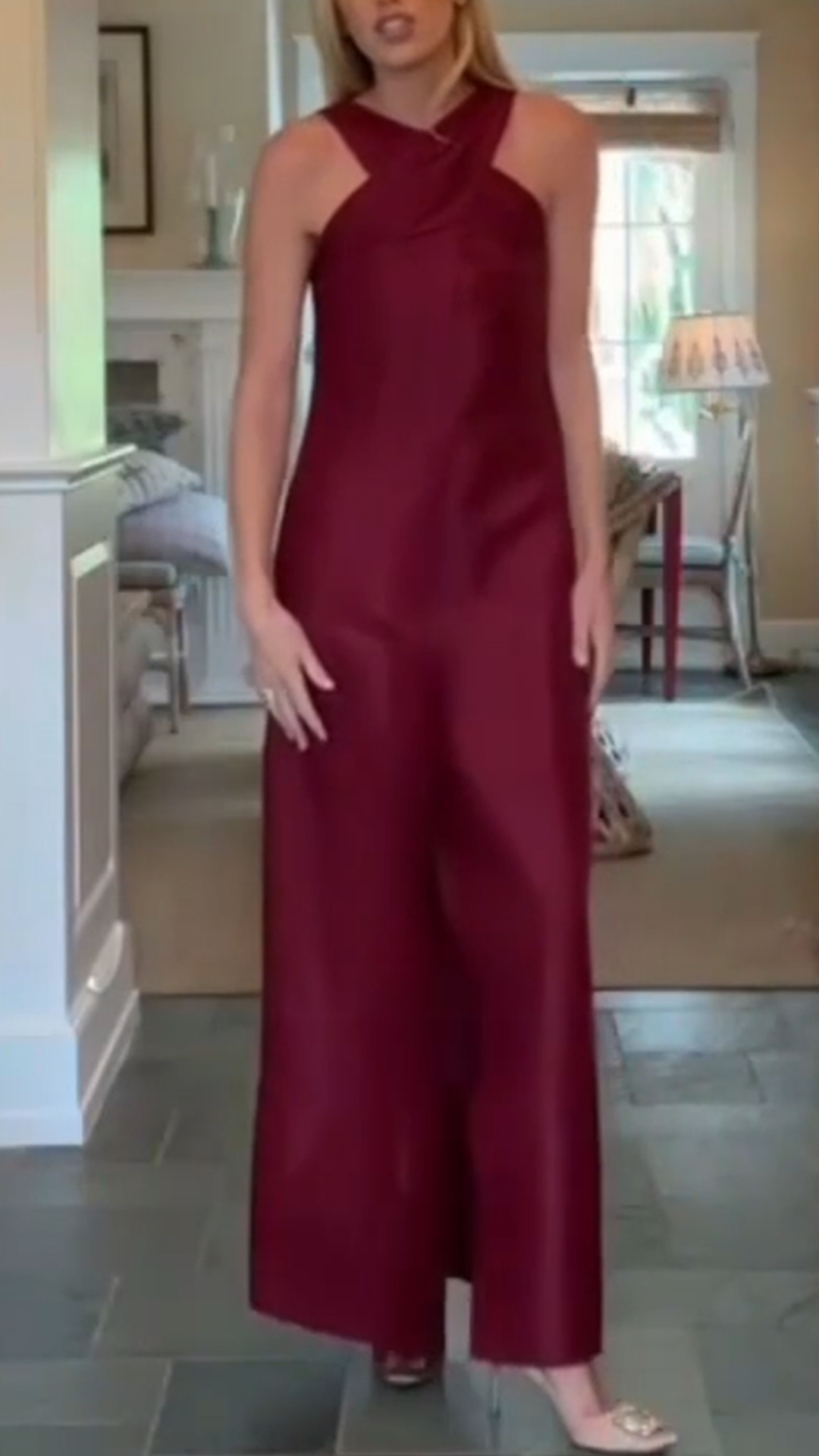 Women Neck Hanging Backless Casual Dress