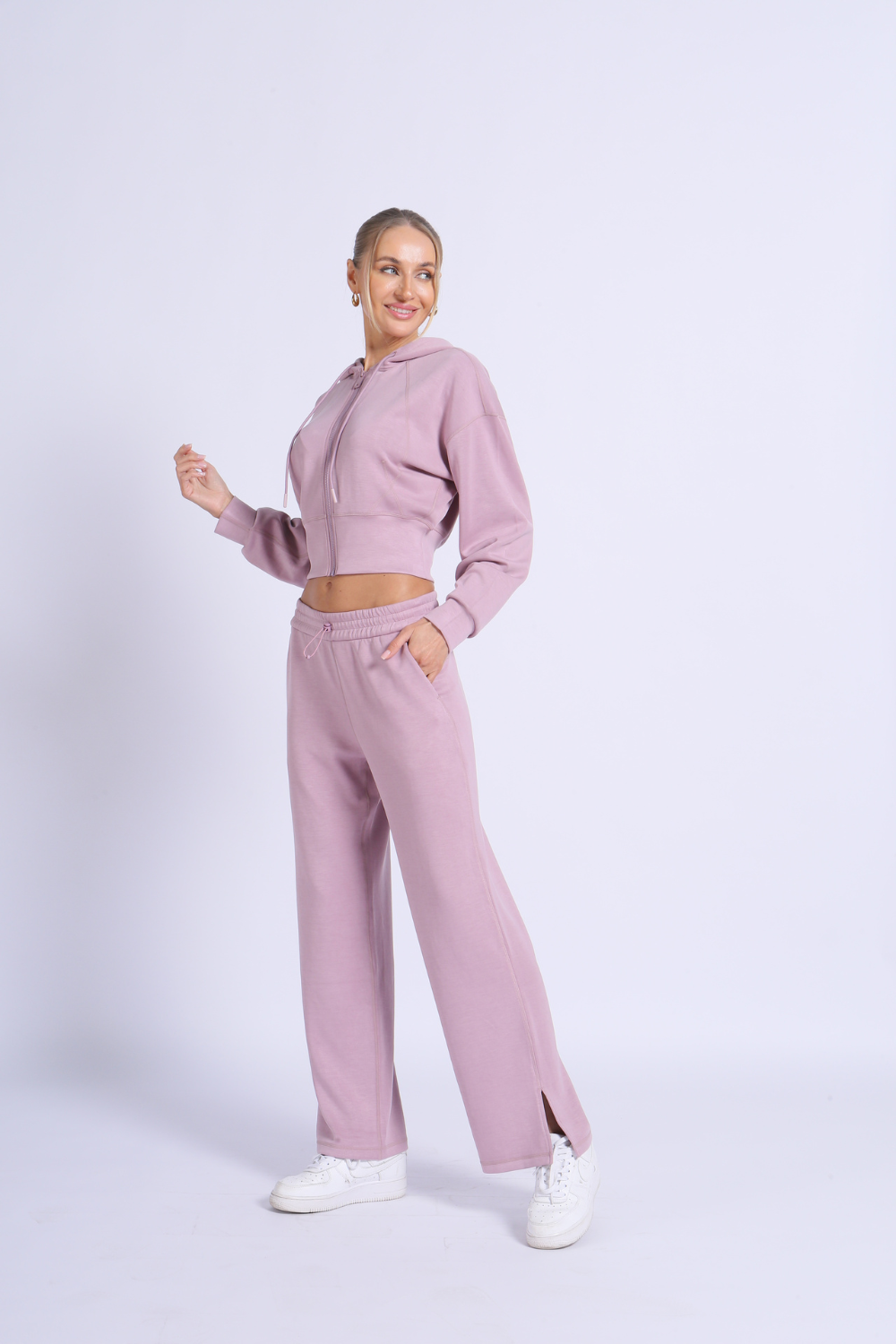 NUCBN® Velvet Series-Modal Fabric Casual Sports Hooded Jacket