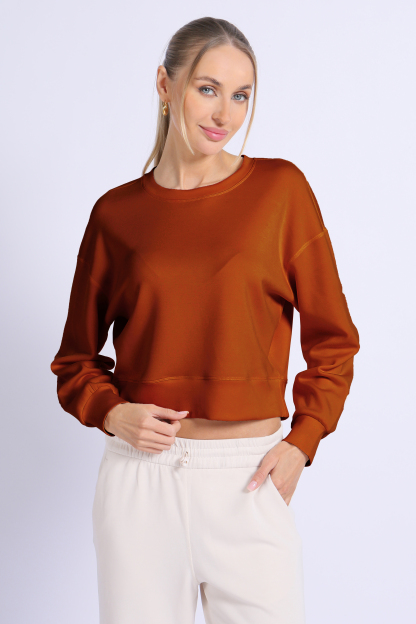 NUCBN® Velvet Series-Modal Fabric Casual Round Neck Sweatshirt