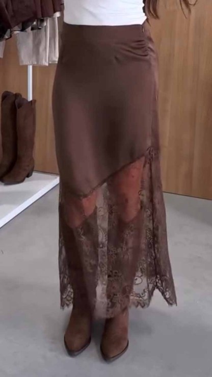 Autumn new hollow skirt