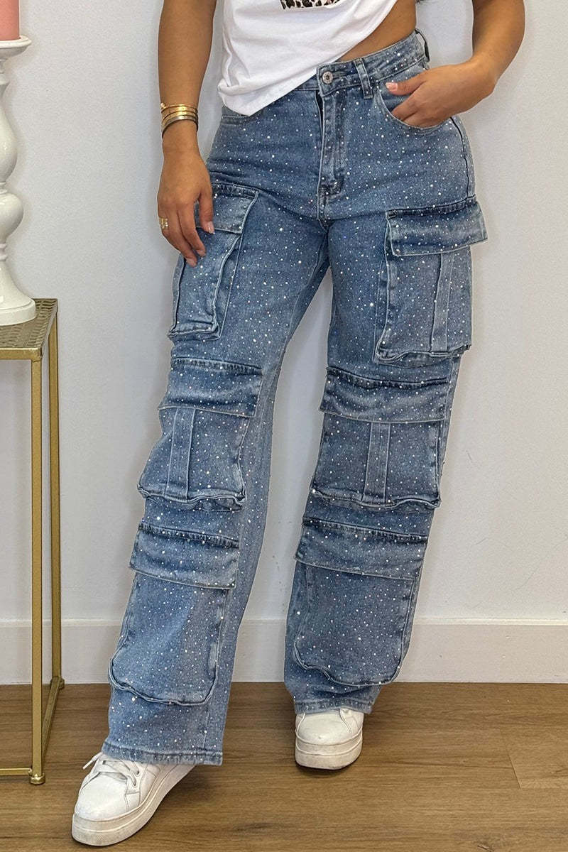 Rhinestone Jeans 45$ TODAY ONLY