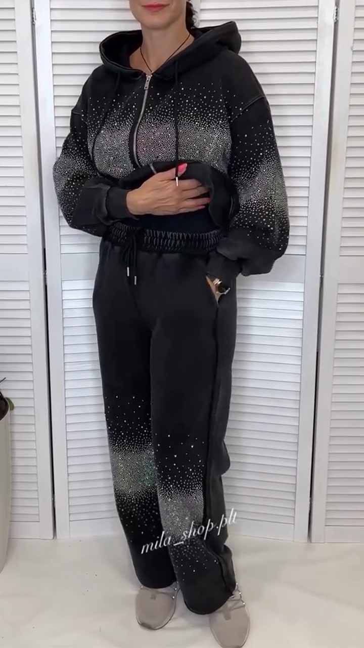 Latest autumn starry sky sweatshirt suit