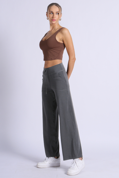 NUCBN® Velvet Series - Modal Fabric Drawstring Splicing Casual Sports Pants