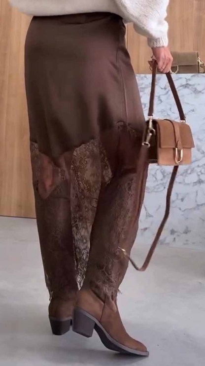 Autumn new hollow skirt