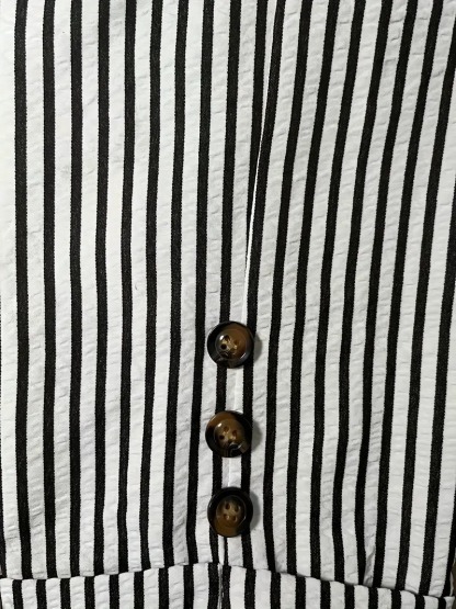 Women's Casual Striped Lace-Up Pants