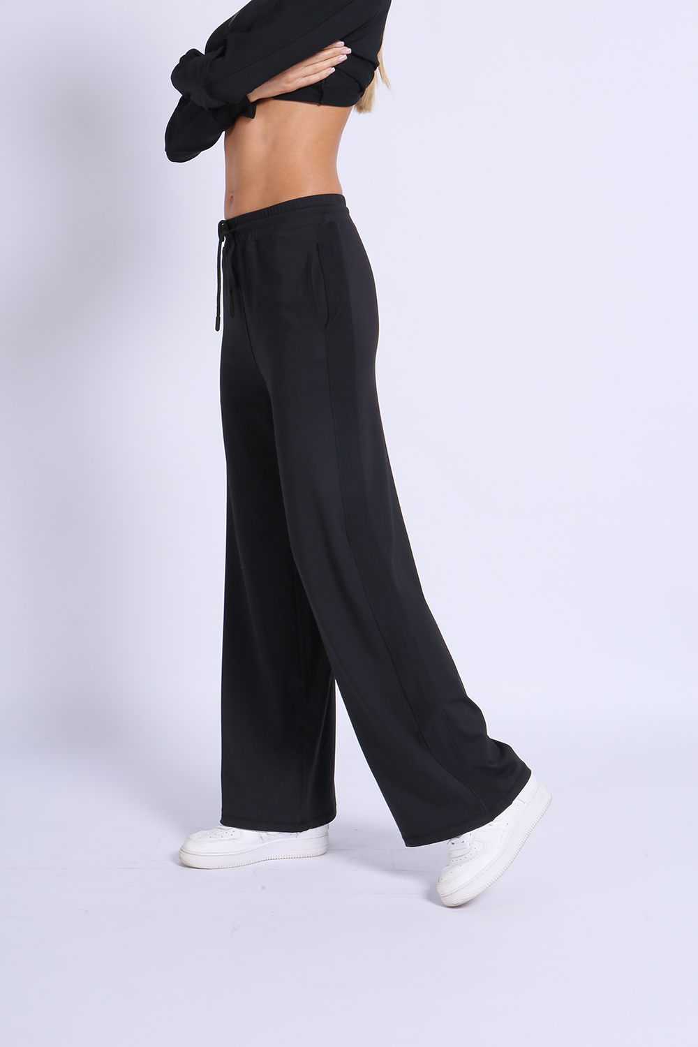 NUCBN® Windproof patchwork wide-leg pants