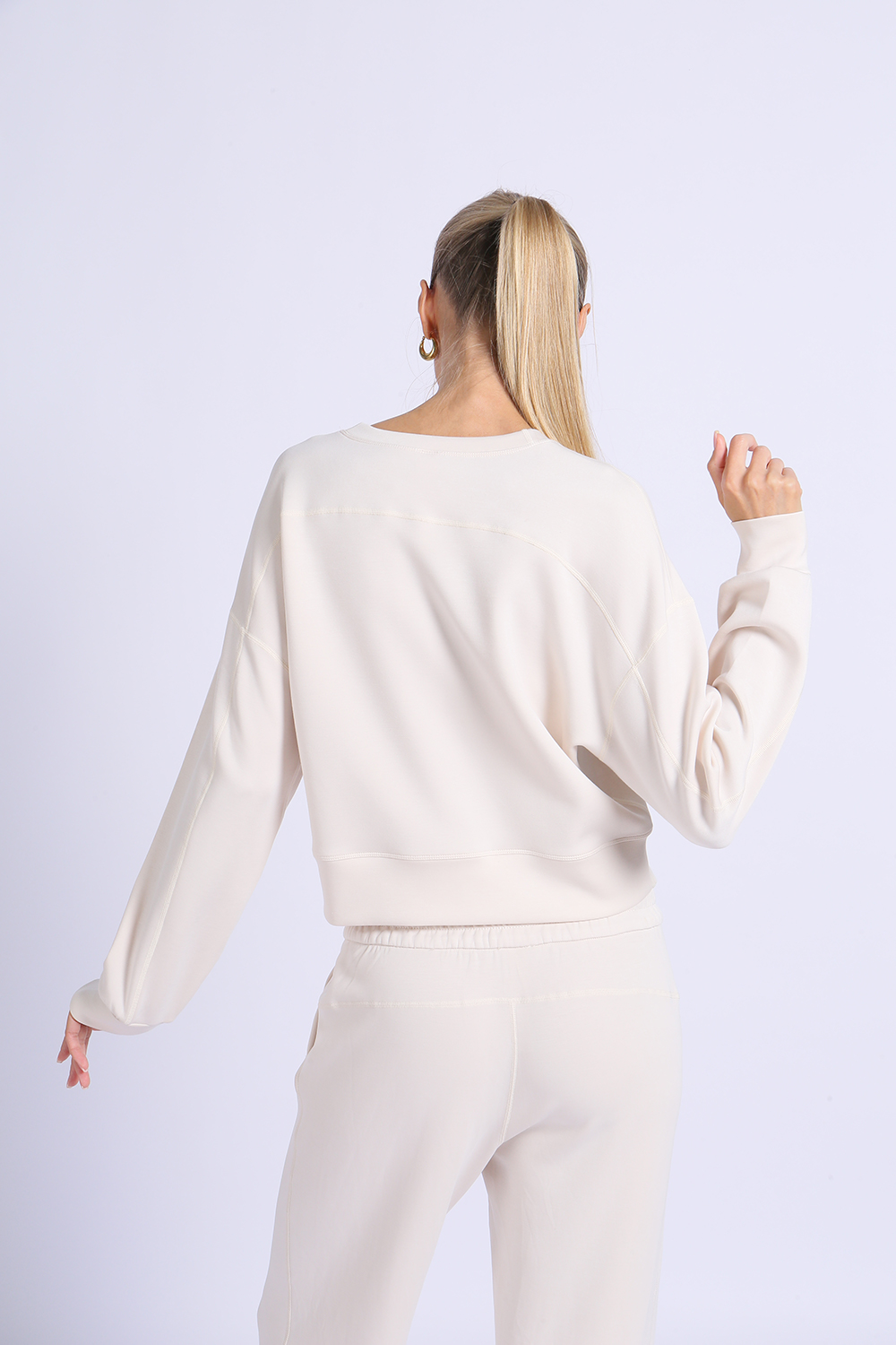 NUCBN® Velvet Series-Modal Fabric Casual Round Neck Sweatshirt