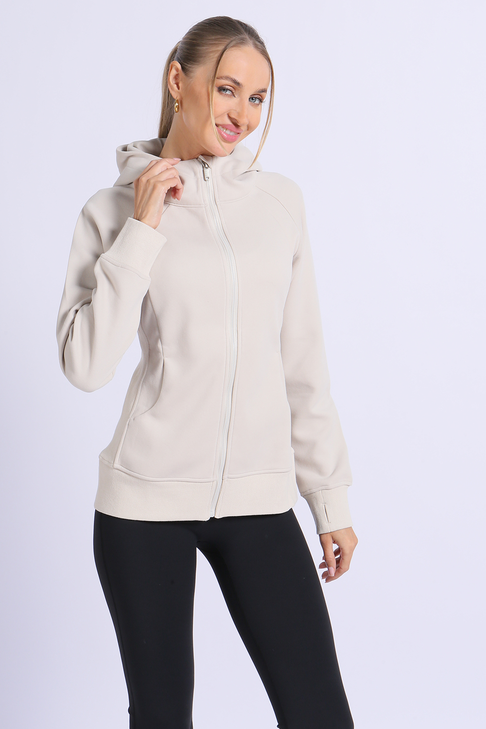 NUCBN® Loose Fit Zip Hoodie