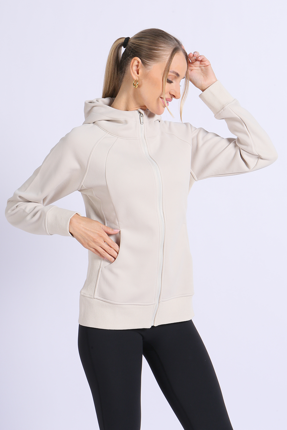 NUCBN® Loose Fit Zip Hoodie