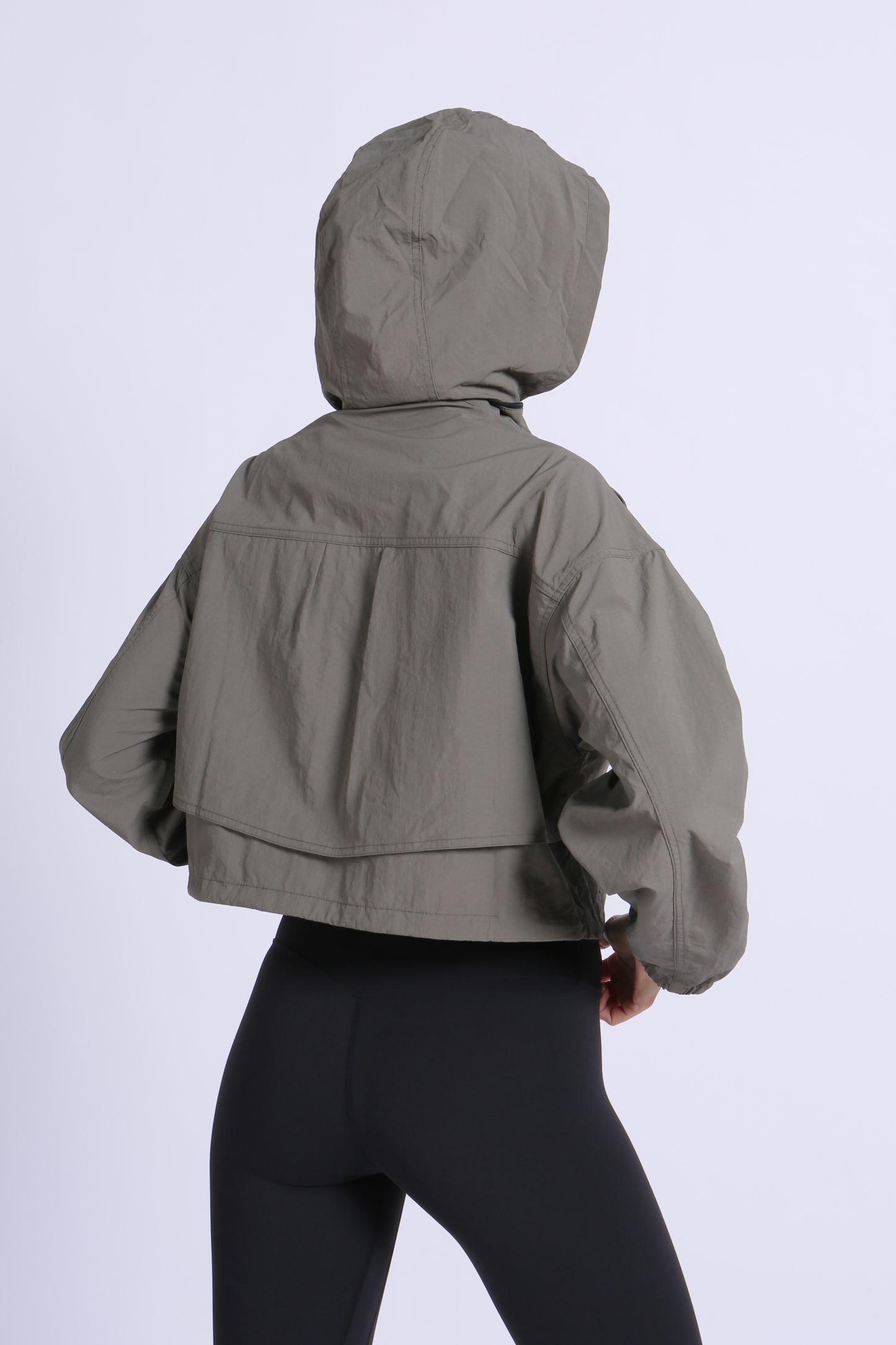 NUCBN® High Woven Washed Jacket (Folding Hood)