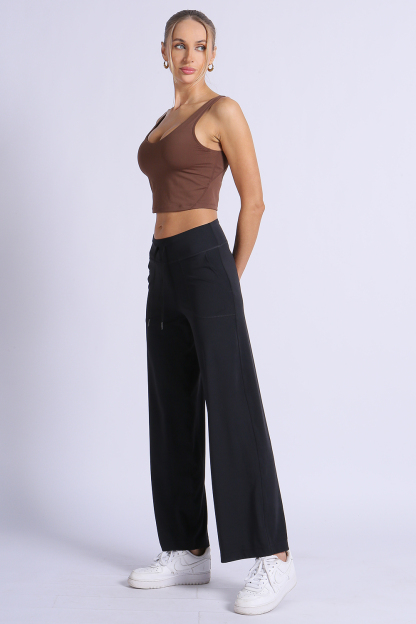 NUCBN® Velvet Series - Modal Fabric Drawstring Splicing Casual Sports Pants