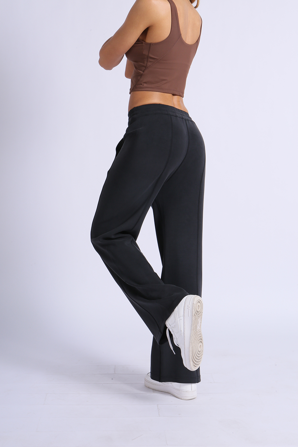 NUCBN® Velvet Series - Modal Fabric Drawstring Splicing Casual Sports Pants