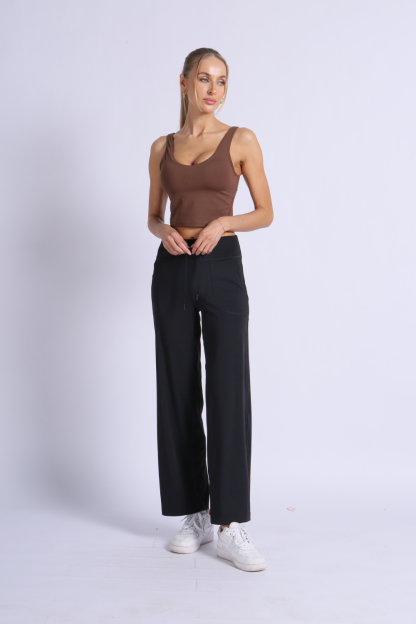 NUCBN® Velvet Series - Modal Fabric Drawstring Splicing Casual Sports Pants