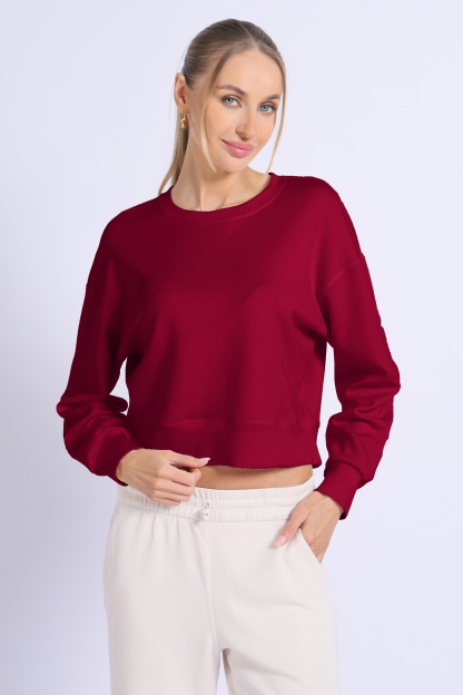NUCBN® Velvet Series-Modal Fabric Casual Round Neck Sweatshirt