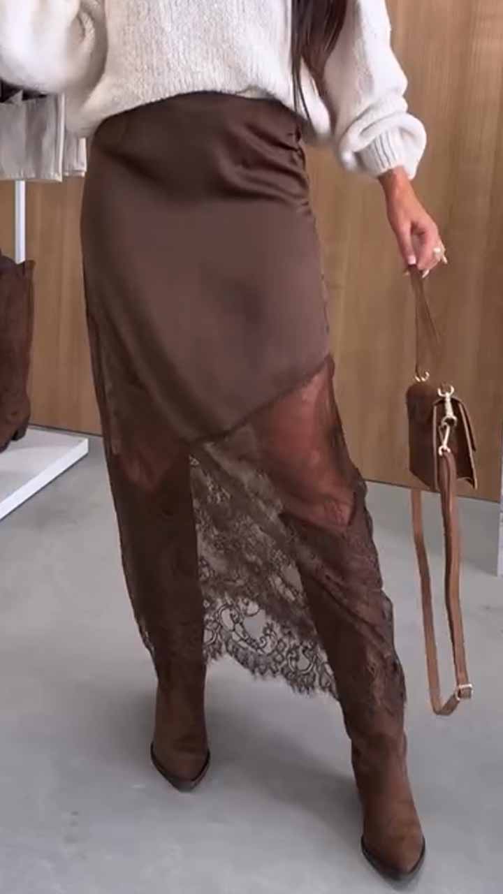 Autumn new hollow skirt