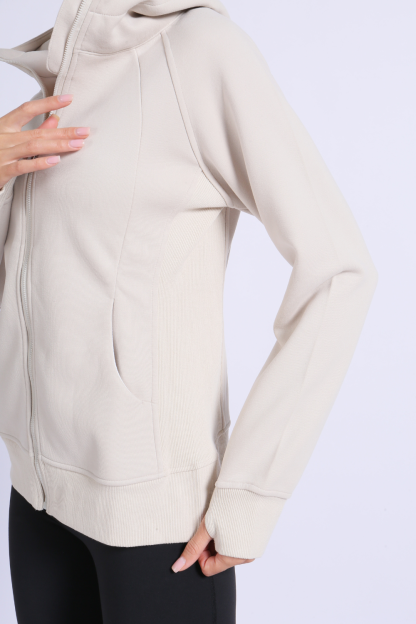 NUCBN® Loose Fit Zip Hoodie