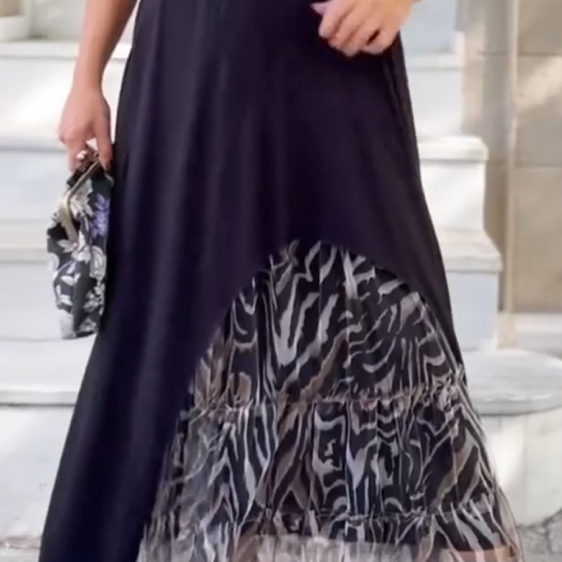 🔥Women's Casual Irregular Hem Long Sleeve Dress💃