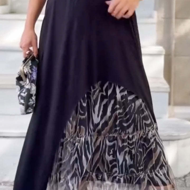 🔥Women's Casual Irregular Hem Long Sleeve Dress💃