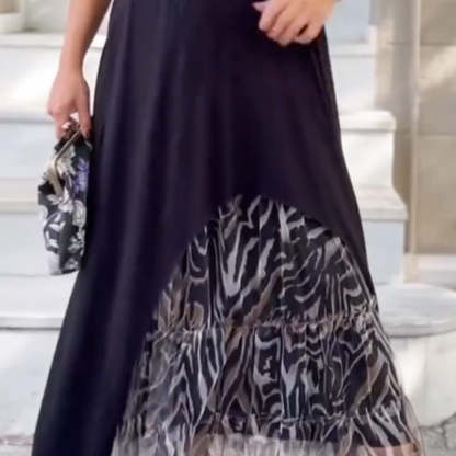 🔥Women's Casual Irregular Hem Long Sleeve Dress💃