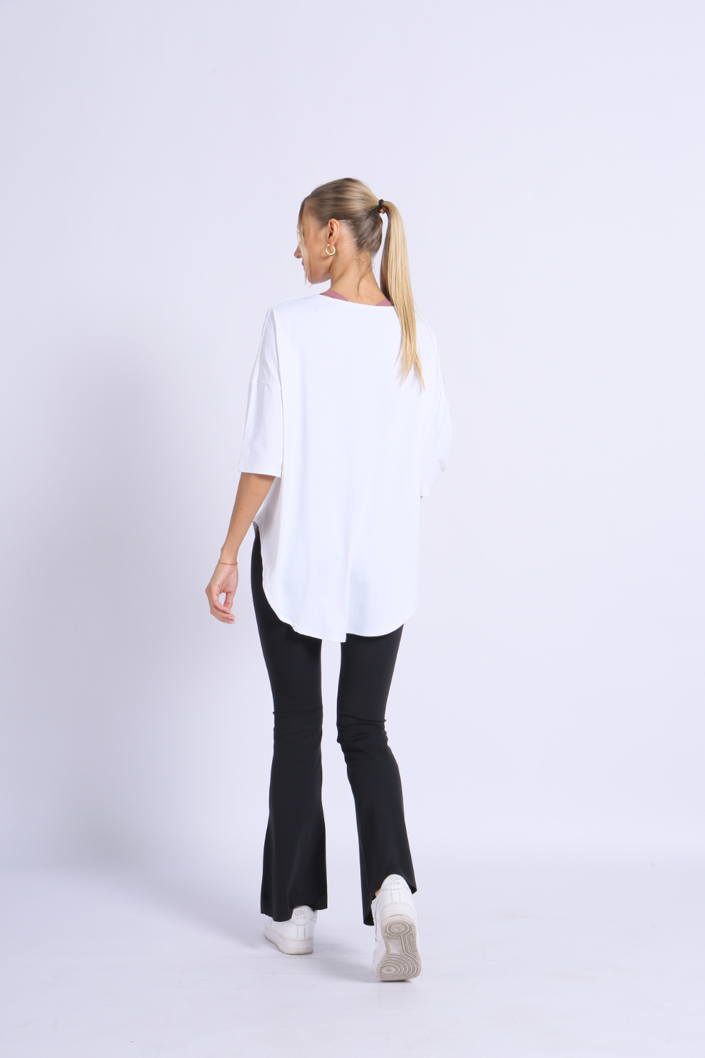 NUCBN® Yoga clothes split long sleeve sun protection sportswear UV protection running fitness loose T-shirt