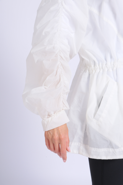 NUCBN® Lightweight translucent sun protection clothing rainproof sun protection clothing outdoor running women's hooded sun protection clothing