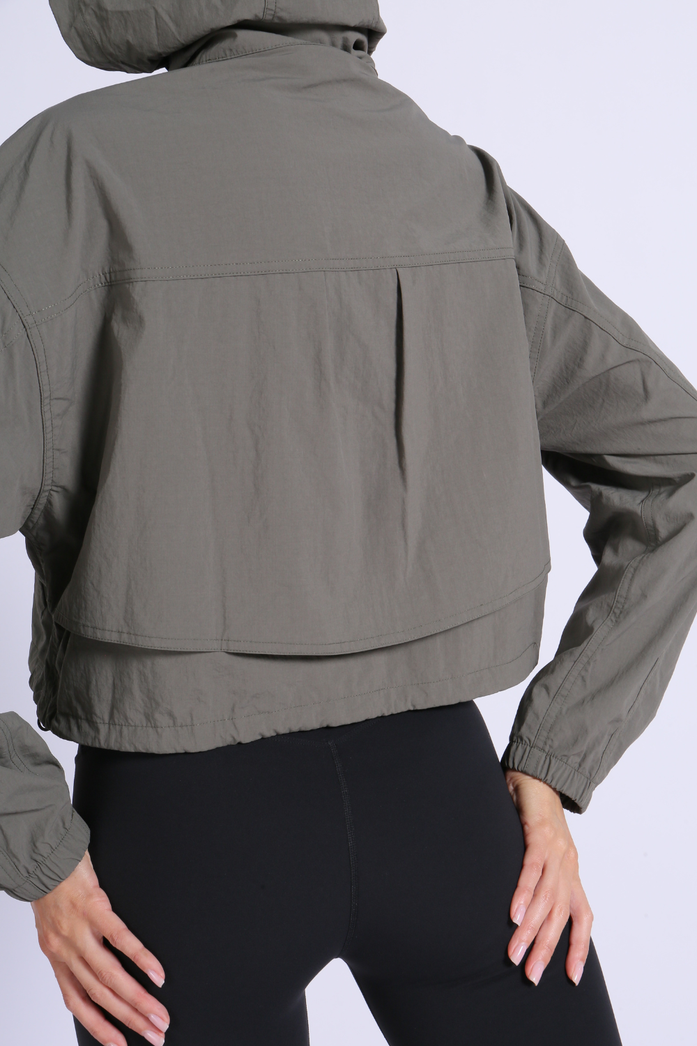 NUCBN® High Woven Washed Jacket (Folding Hood)