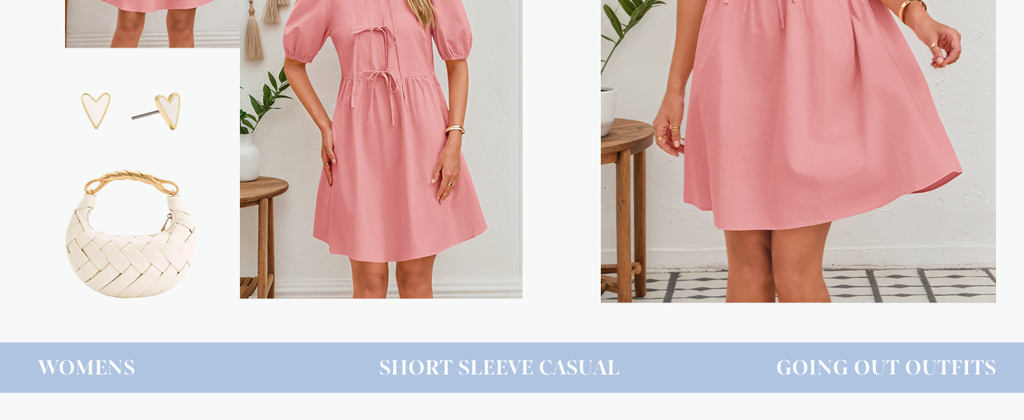 PRETTYGARDEN Puff Sleeve Dress