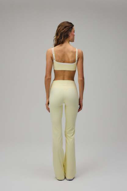 Flare Yoga Pants - Lemon